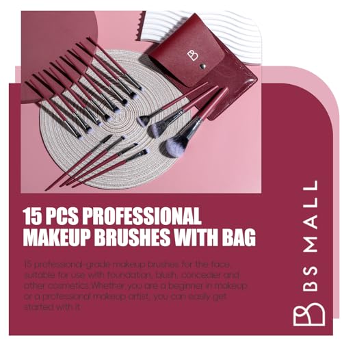 50% Off BS-MALL 15-Piece Professional Makeup Brush Set - Image 5