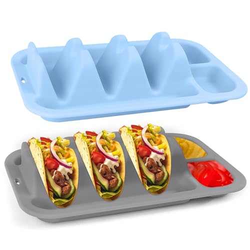 50% Off Silicone Taco Plates Holder Set of 2