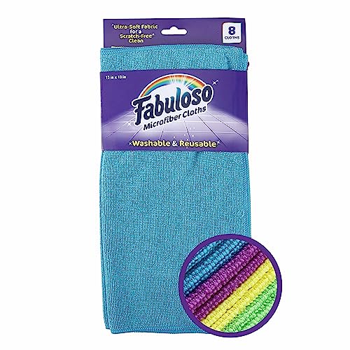 43% Off Fabuloso Microfiber Cleaning Cloths 8-Pack