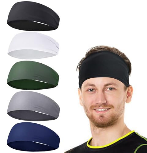 50% Off Sports Headbands 5-Pack for Men & Women