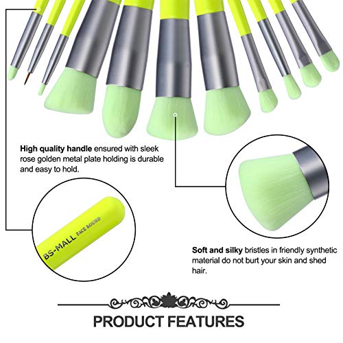 50% Off BS-MALL 14-Piece Synthetic Makeup Brush Set - Image 3