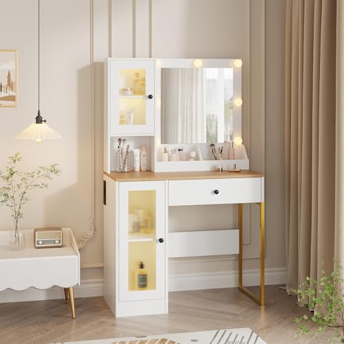 33% Off IDEALHOUSE Makeup Vanity Desk & Mirror