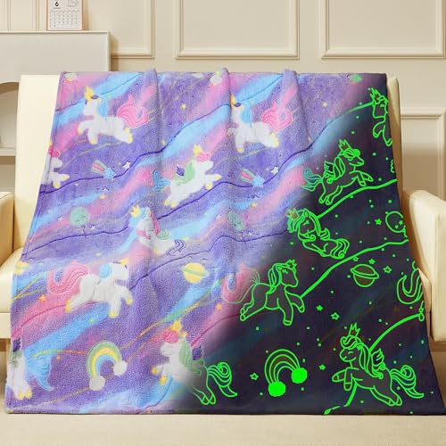 50% Off Unicorn Glow Blanket – Magical Gift for Girls