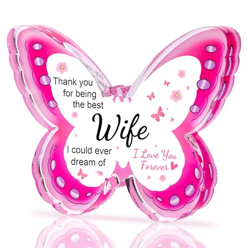 62% Off Acrylic Butterfly Plaque Gift for Wife