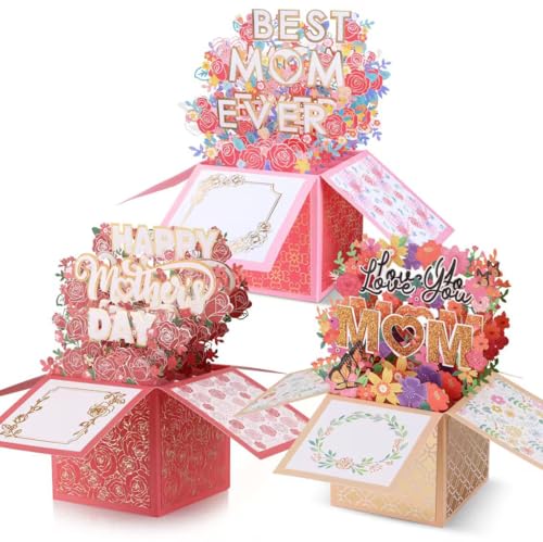 40% Off POPGIFTU 3D Pop Up Mother's Day Cards