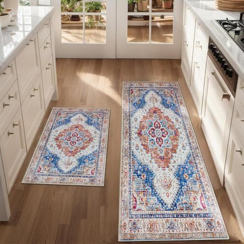 50% Off Brevoscht Boho Kitchen Mat Set of 2