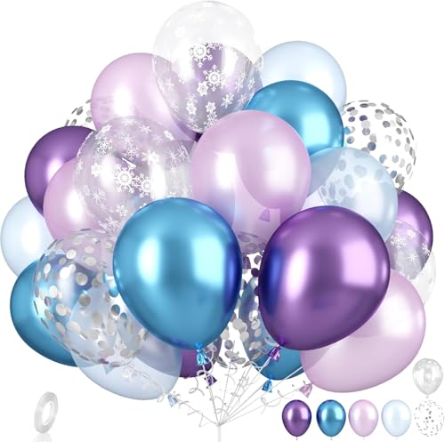 50% Off Dagelar Snow Balloons Set - 30 Piece Party Decor