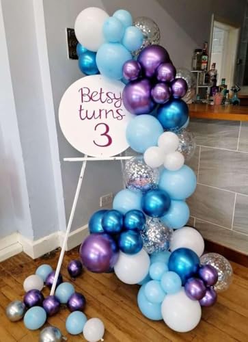 50% Off Dagelar Snow Balloons Set - 30 Piece Party Decor - Image 4