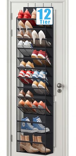 Soarine 12-Tier Shoe Organizer - Up to 24 Pairs