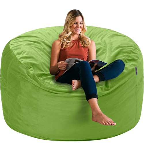 54% Off HABUTWAY 3Ft Velvet Bean Bag Chair with Memory Foam - Image 1