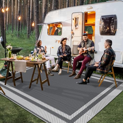 47% Off HappyTrends Outdoor Rug Reversible 5x8 ft - Image 3