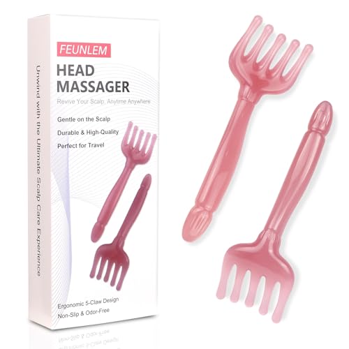 50% Off FEUNLEM Resin Head Massager Comb 2-Pack