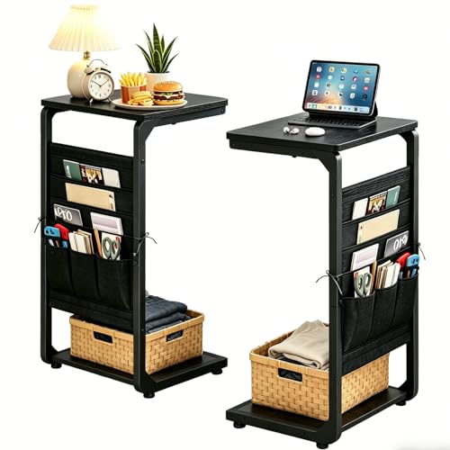 32% Off Vovonusy C-Shaped Side Tables with Storage