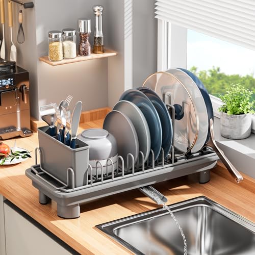 20% Off: SanDream Portable Dish Drying Rack for Small Kitchens