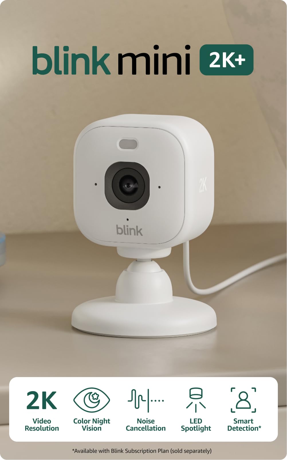 Save 36% on Blink Mini 2K+ 2-Pack Indoor Cameras - Image 1