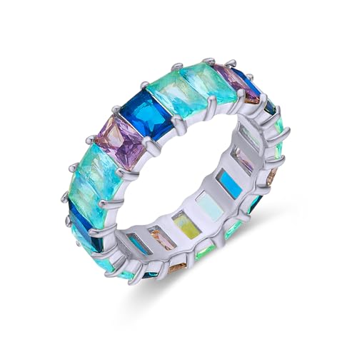 50% Off AFFY Rainbow Eternity Ring - Only $23.00