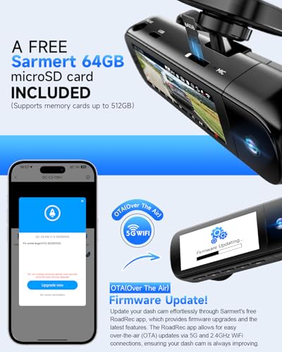 SARMERT 4K 3-Channel Dash Cam at 30% Off - Image 6