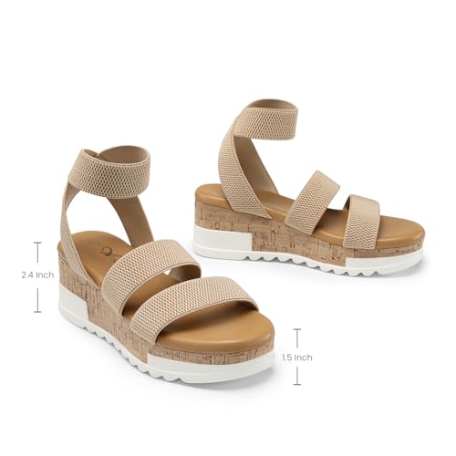 41% Off Athlefit Women's Platform Wedge Sandals - Image 5