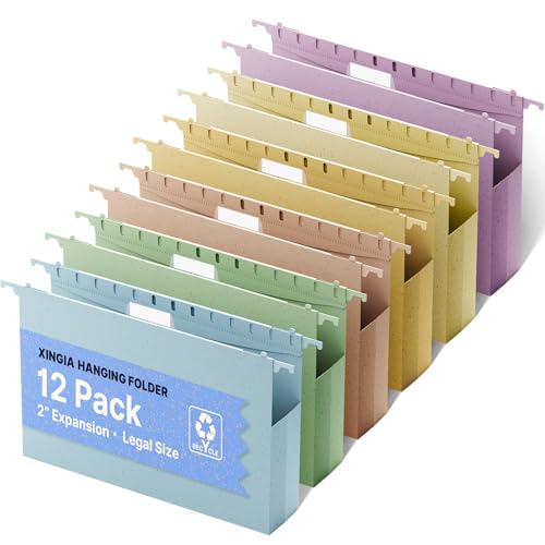50% Off XINGIA Legal Size Hanging File Folders, 12-Pack