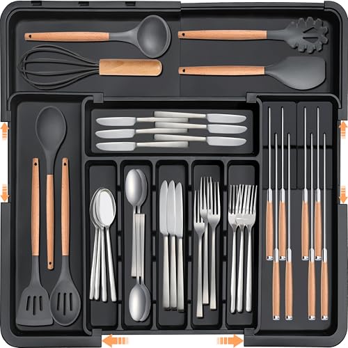 50% Off Expandable Cutlery Drawer Organizer – Starts at $9.49