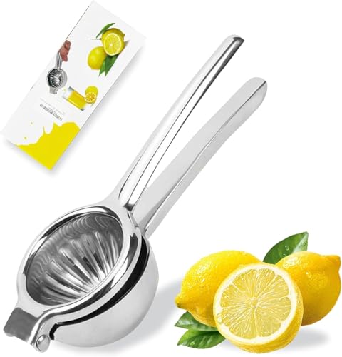 50% Off Stainless Steel Lemon Juicer – Manual Citrus Squeezer