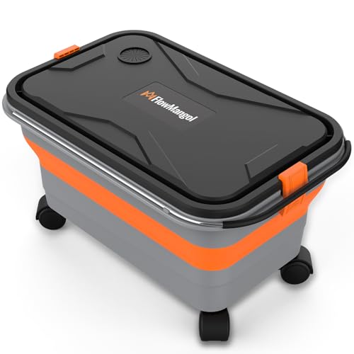 50% Off Foldable 5.5-Gallon Wheeled Bucket