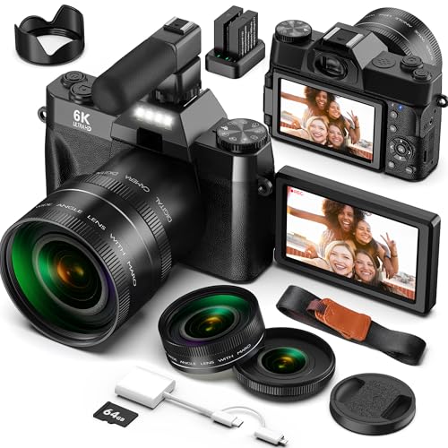 43% Off Yatao 6K 64MP Digital Camera for Beginners