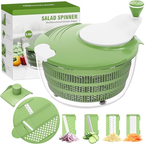 13% Off 5.3 QT Salad Spinner with Blades & Strainer
