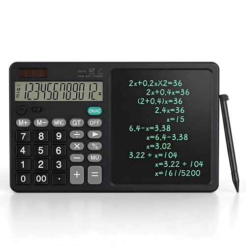 Save 25% on Desk Calculator with Erasable Writing Pad
