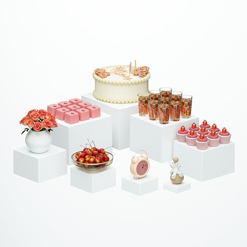 30% Off OKBHTS White Acrylic Display Boxes, 8-Pack