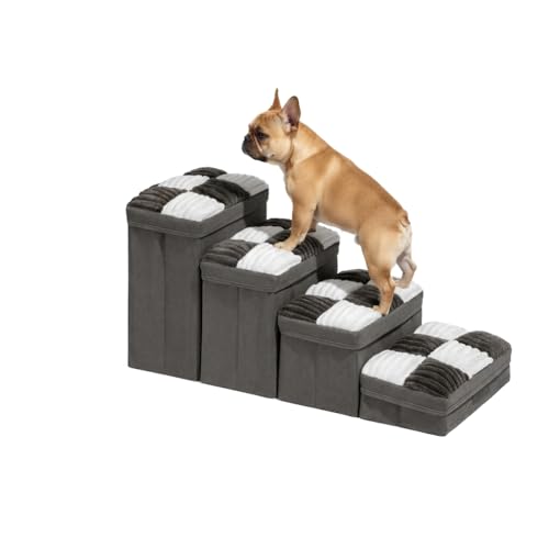 50% Off Dog Stairs with Storage for Small Pets