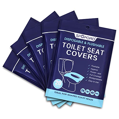 38% Off SFOPORD XL 100-Pack Flushable Toilet Seat Covers