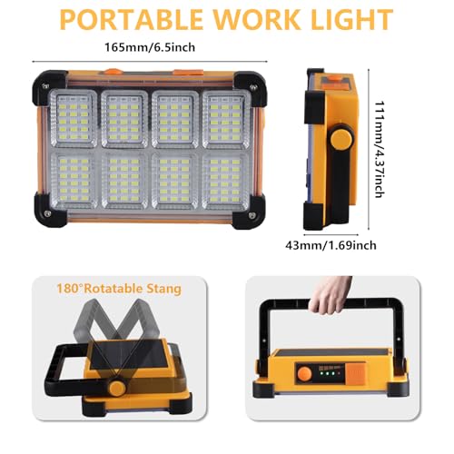 Solar Rechargeable Work Light for 26% Off - Image 4