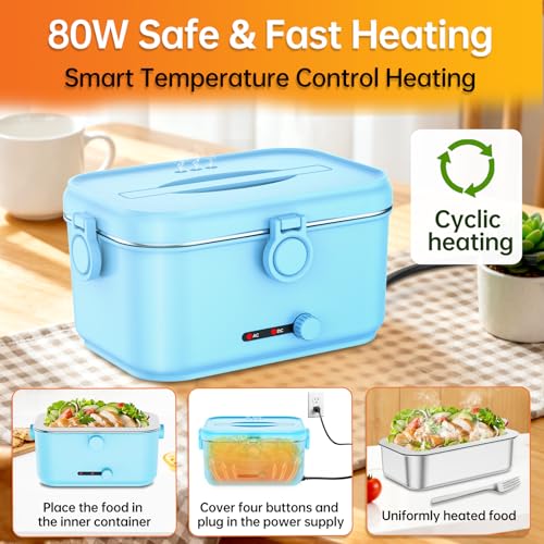 50% Off Heated Lunch Box for Adults – Portable Food Warmer - Image 2