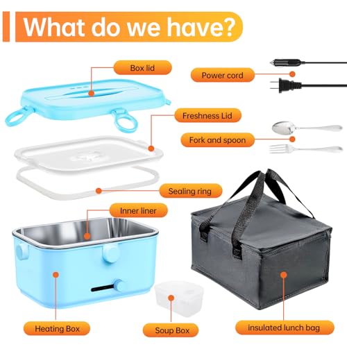 50% Off Heated Lunch Box for Adults – Portable Food Warmer - Image 6