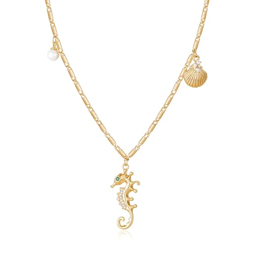 50% Off MTMY Gold Starfish Pendant Necklace for Women
