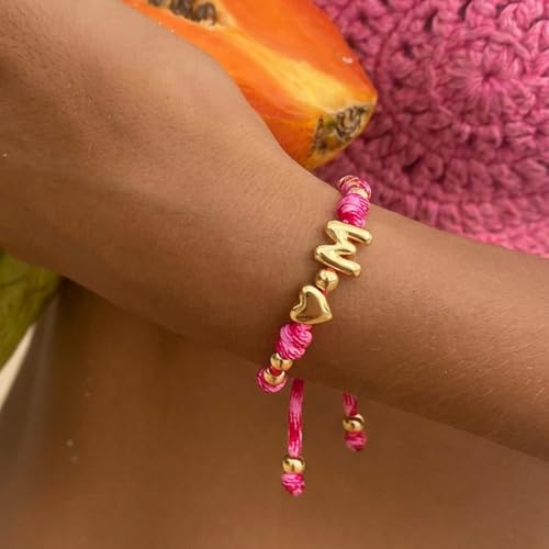 20% Off Gold-Plated Bubble Initial Bracelet for Women - Image 5
