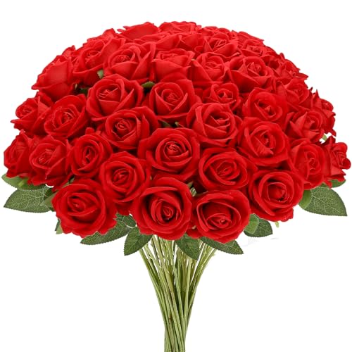 50% Off MERIXMAS Realistic Velvet Artificial Roses