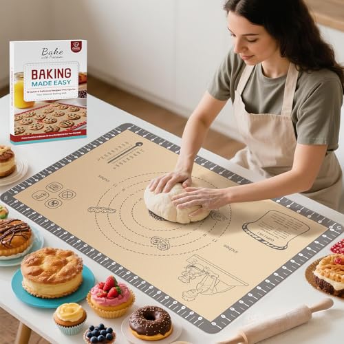 38% Off Extra Thick Silicone Baking Mat with Recipes