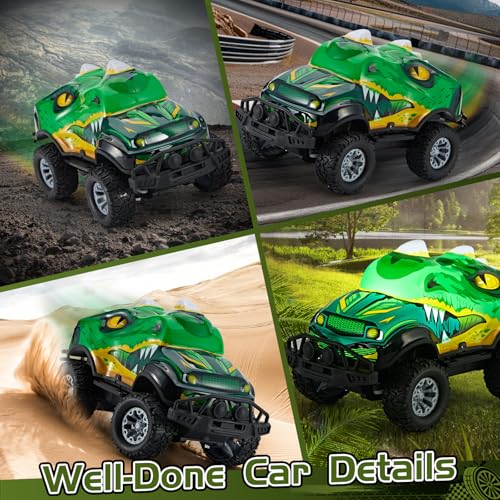 10% Off JOYBLI Dinosaur RC Truck with LED Lights - Image 3