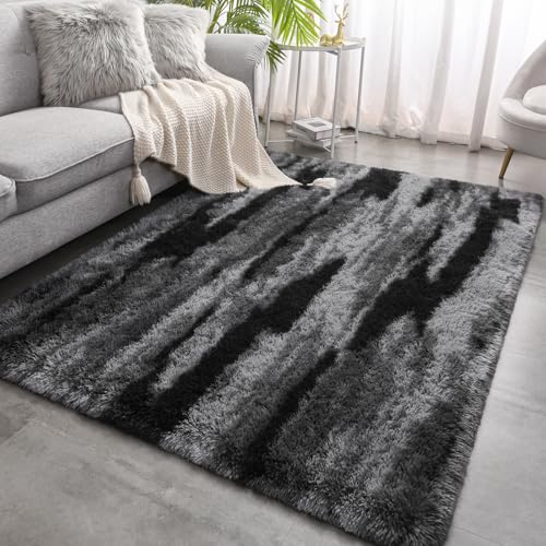 Merelax 4x6 Ft Fluffy Shag Rug at $27.98 – Soft & Washable