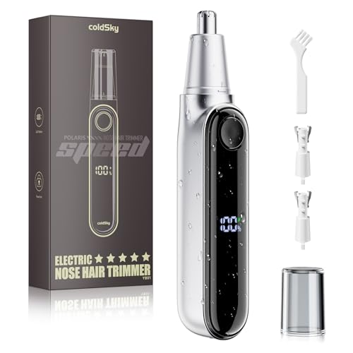 37% Off coldSky Ear & Nose Hair Trimmer with LED Display