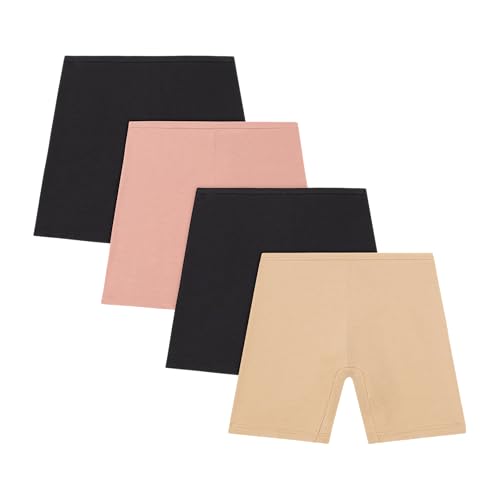 45% Off Hanes Girls Cotton Stretch Play Shorts 4-Pack
