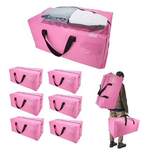 6-Pack Moving Bags with 38% Off - Heavy Duty Storage