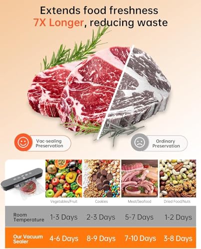 72% Off: 75kPa Vacuum Sealer Machine with Extra Savings Code - Image 6