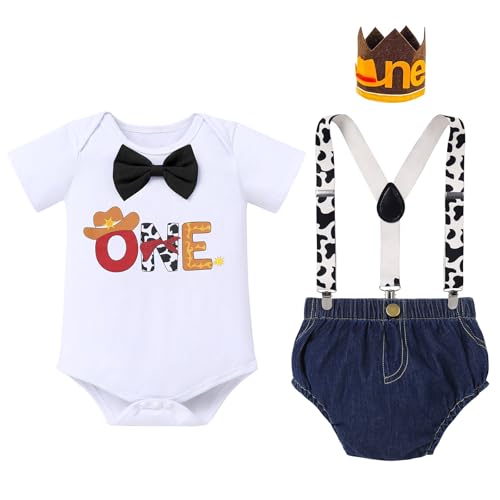 50% Off IBTOM CASTLE Baby Boy Cowboy Outfit Set