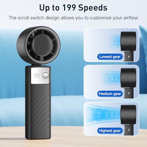 25% Off YOSHENMO Turbo Fan with 199 Speeds & 20H Runtime - Image 3