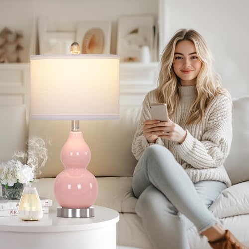 40% Off Rinweey Double Gourd Ceramic Table Lamps Set of 2 - Image 4