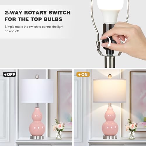 40% Off Rinweey Double Gourd Ceramic Table Lamps Set of 2 - Image 6