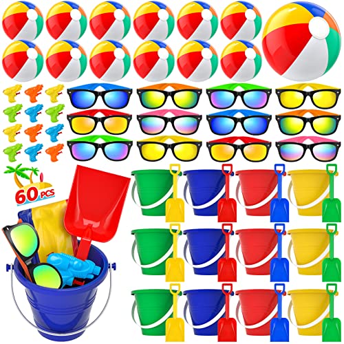 50% Off 60-Piece Beach & Pool Toy Set for Kids - Image 2
